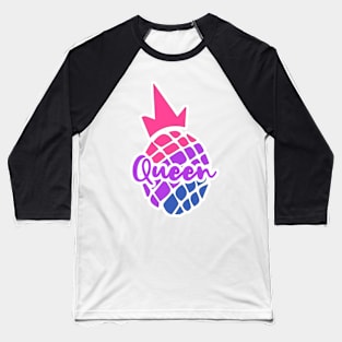 Pride'n'apple Bisexual Queen! Baseball T-Shirt